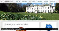 Desktop Screenshot of eltexperiences.com